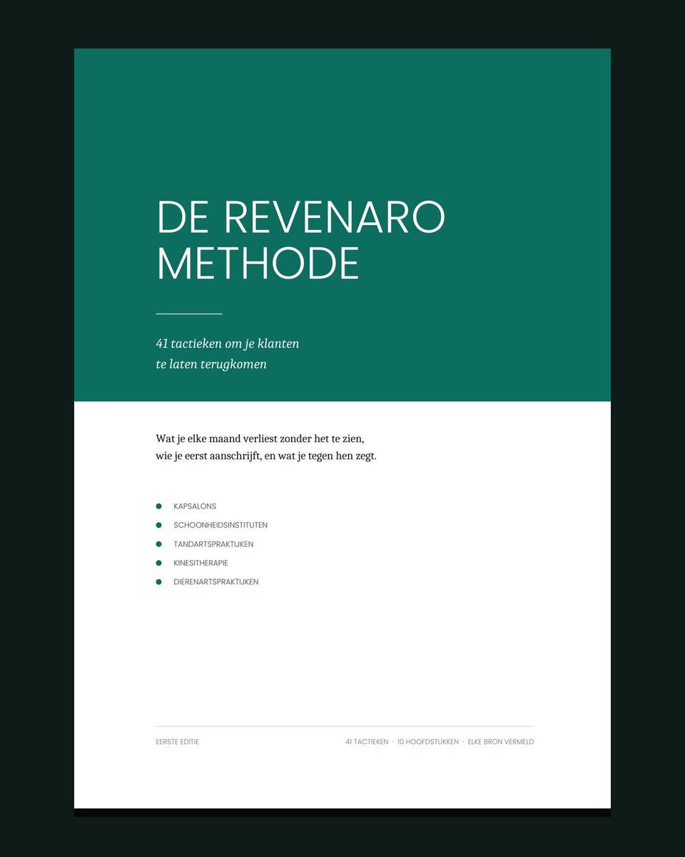 The Revenaro Method, 38-page PDF