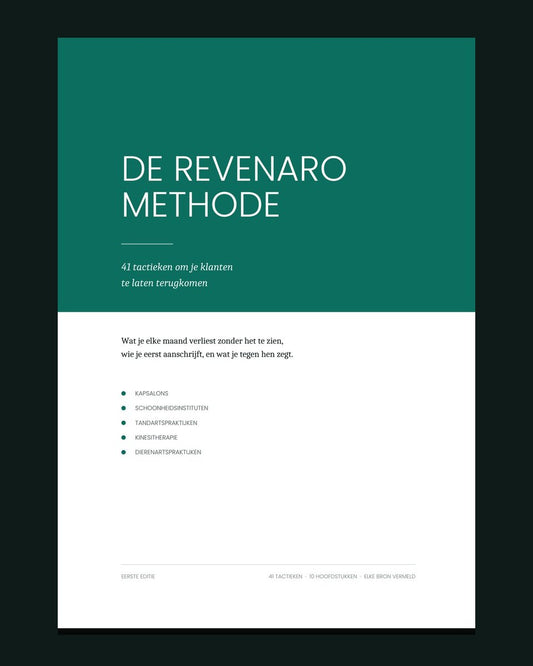 The Revenaro Method, 38-page PDF